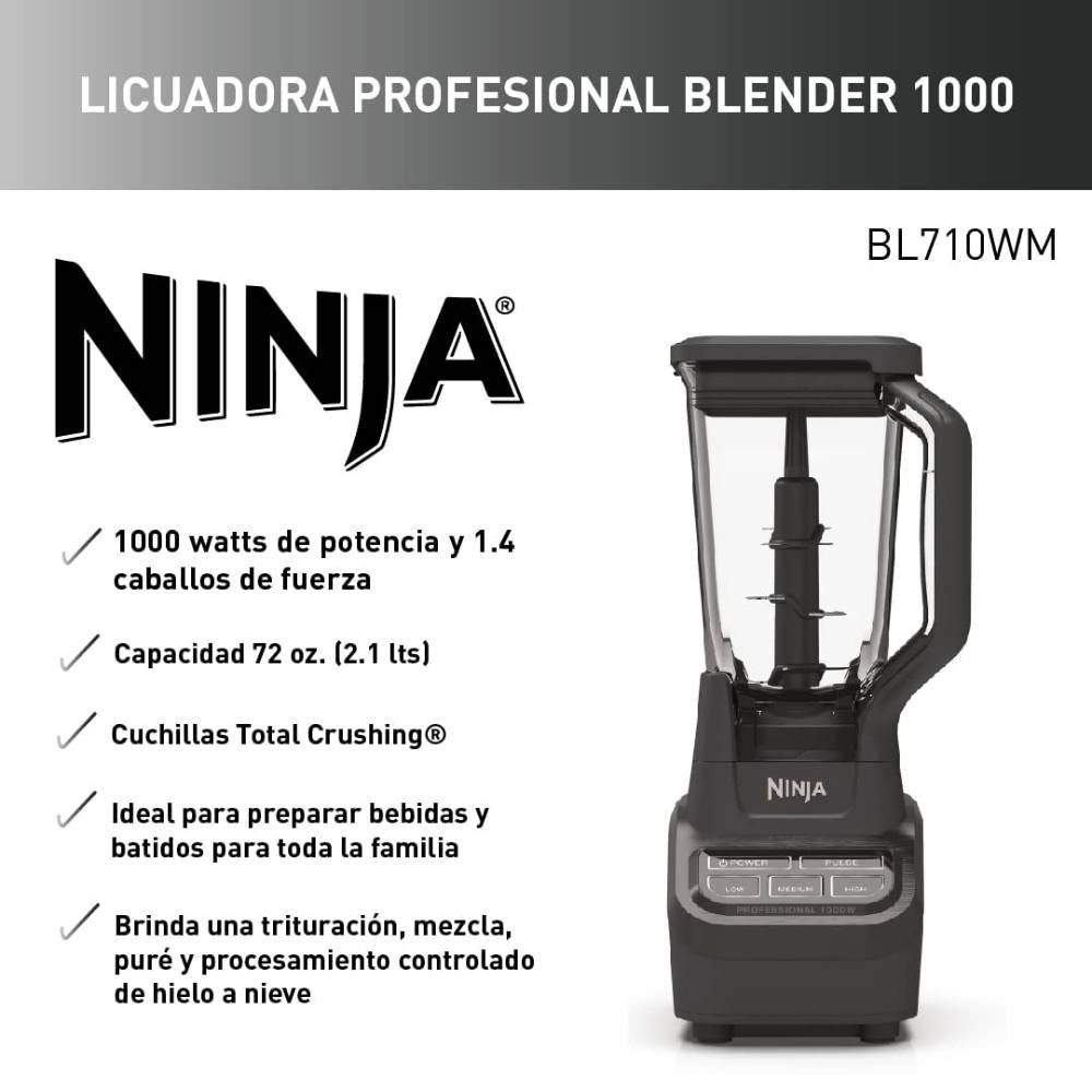 Licuadora Profesional Ninja BL710WM Capacidad 2.1 Potencia 1000W_4
